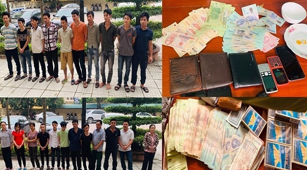 Thanh Hóa: Liên tiếp triệt phá nhiều ổ nhóm đánh bạc quy mô lớn, hoạt động tinh vi