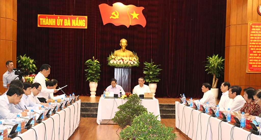Trưởng ban Tổ chức Trung ương thăm và làm việc tại TP. Đà Nẵng