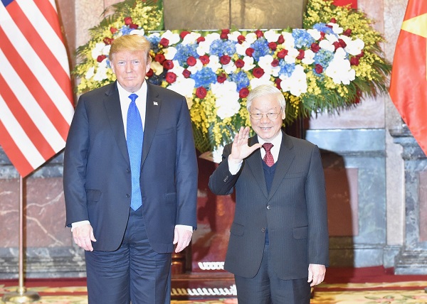 Tổng Bí thư, Chủ tịch nước Nguyễn Phú Trọng tiếp Tổng thống Donald Trump - Hình 2