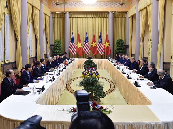 Tổng Bí thư, Chủ tịch nước Nguyễn Phú Trọng tiếp Tổng thống Donald Trump - Hình 3
