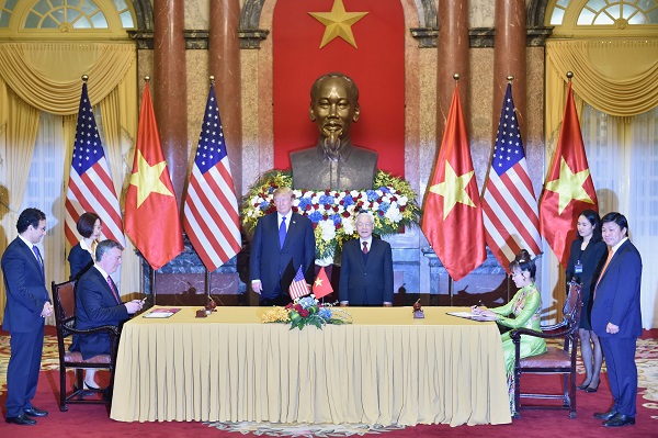 Tổng Bí thư, Chủ tịch nước Nguyễn Phú Trọng tiếp Tổng thống Donald Trump - Hình 8