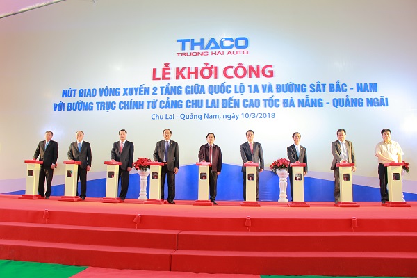 THACO đầu tư 600 tỷ xây nút giao thông vòng xuyến 2 tầng dọc QL1A - Hình 1