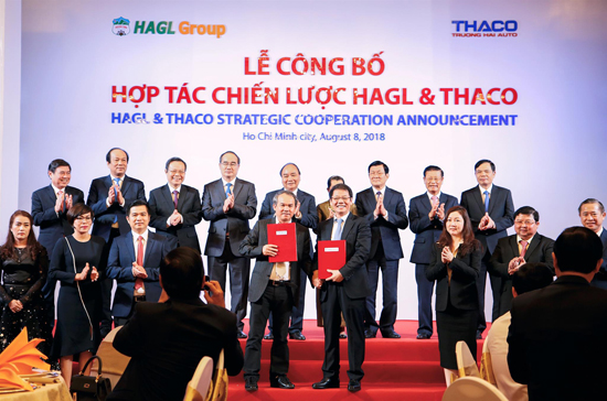Lễ công bố hợp tác chiến lược giữa HAGL và THACO