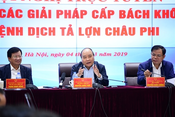 Thủ tướng Nguyễn Xuân Phúc chỉ đạo về công tác phòng chống dịch tả lợn châu Phi - Hình 1
