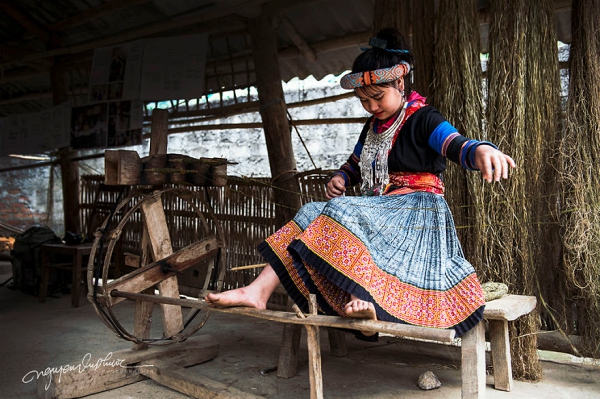 Phụ nữ H’Mông và nghề dệt vải lanh truyền thống ở xã Lùng Tám - Hình 9