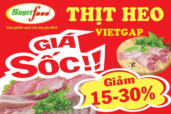 Sagrifood giảm giá sốc từ 15% đến 30% trong tháng 3