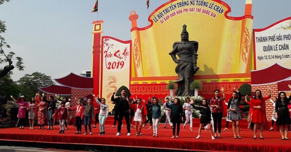 Hải Phòng: Nhiều hoạt động văn hóa nghệ thuật độc đáo tại Lễ hội Nữ tướng Lê Chân 2019
