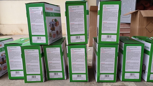 Thu giữ 504 chiếc chảo điện đa năng nhập lậu giả mạo nguồn gốc xuất xứ