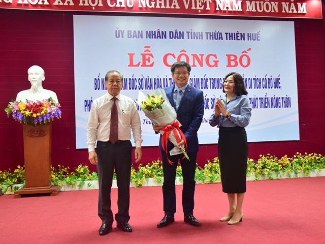 Thừa Thiên Huế công bố bổ nhiệm lãnh đạo nhiều cơ quan, đơn vị