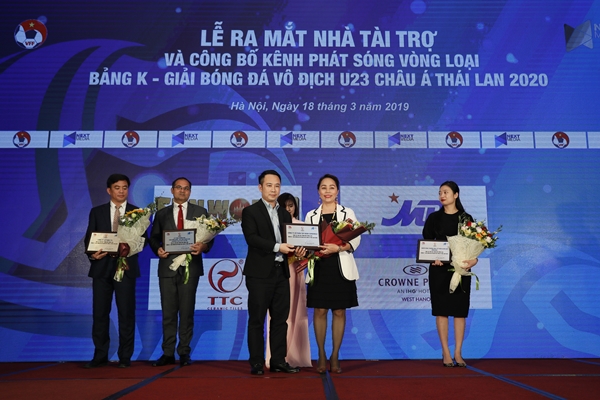Lộ diện các nhà tài trợ phát sóng vòng loại Giải U23 Châu Á Thái Lan 2020 - Hình 1