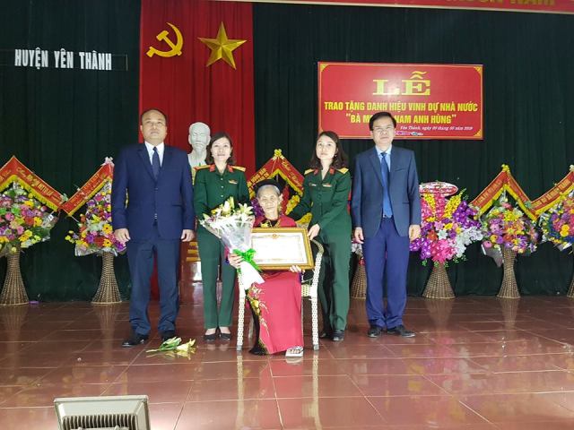 Yên Thành (Nghệ An): Trao tặng danh hiệu “Bà mẹ Việt Nam Anh hùng” - Hình 1
