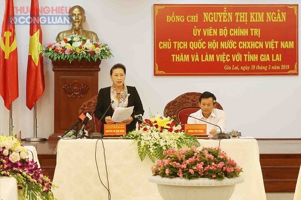 Chủ tịch Quốc hội Nguyễn Thị Kim Ngân thăm và làm việc tại tỉnh Gia Lai - Hình 1