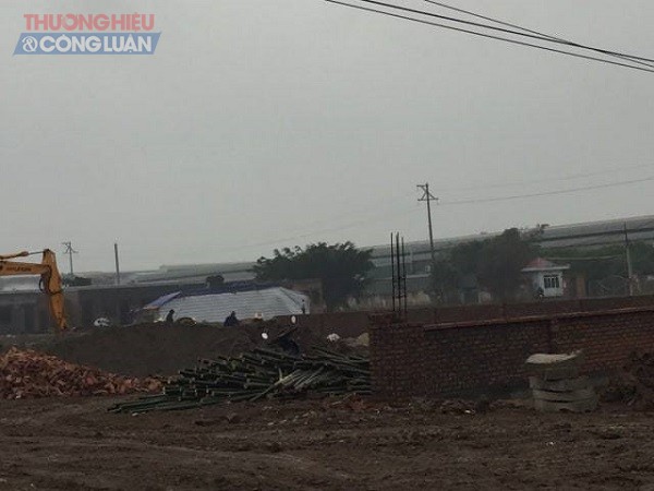 Văn Lâm (Hưng Yên): Dự án chưa có ĐTM, Công ty Trang Huy vẫn rầm rộ thi công?