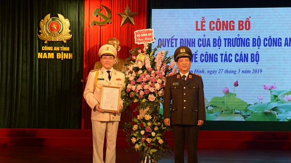 Bổ nhiệm Giám đốc Công an tỉnh Nam Định - Hình 1