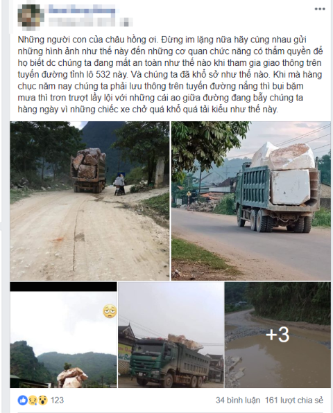 Huyện Qùy Hợp (Nghệ An): Cần sớm xử lý dứt điểm “vấn nạn” xe quá khổ, quá tải lộng hành - Hình 1