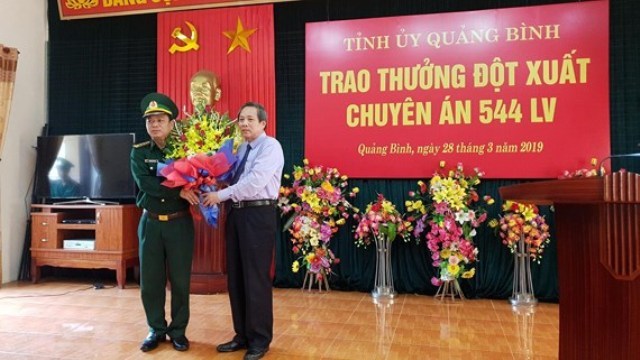 Quảng Bình: Khen thưởng ban chuyên án vụ bắt hơn 100 nghìn viên ma túy - Hình 1