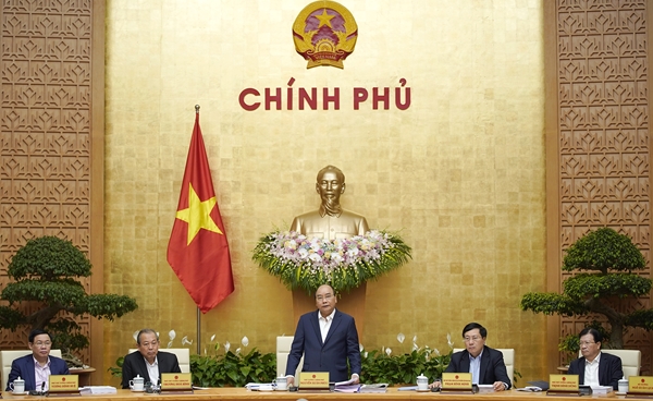 Thủ tướng Nguyễn Xuân Phúc chủ trì Phiên họp Chính phủ thường kỳ tháng 3 - Hình 1