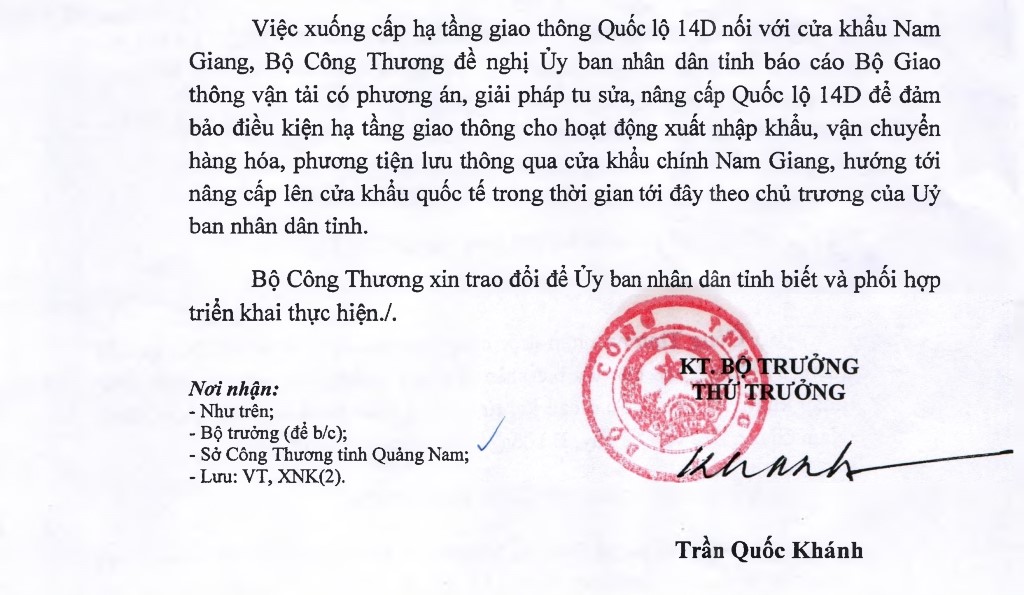 Bộ Công thương yêu cầu Quảng Nam làm đúng luật việc tạm cấm XNK gỗ - Hình 1