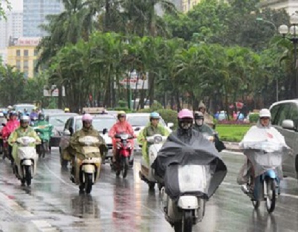 Dự báo thời tiết ngày 4/4/2019: Ảnh hưởng của rãnh gió tây, Bắc Bộ có mưa vừa, mưa to