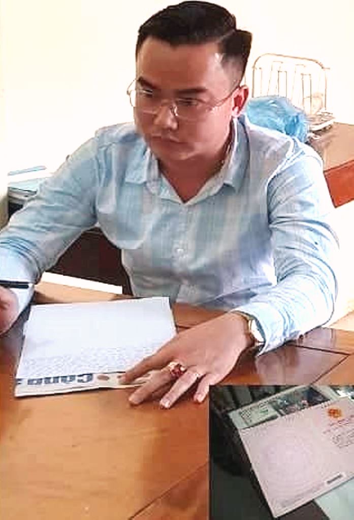 Quảng Nam: Bắt đối tượng làm giả sổ đỏ - Hình 1