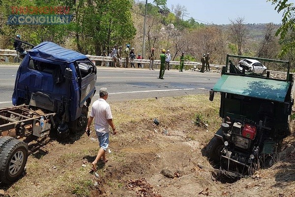 Gia Lai: 5 phương tiện va chạm liên hoàn trên đèo Chư Sê - Hình 1