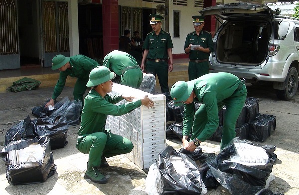 Lực lượng Bộ đội Biên phòng: phát hiện, xử lý 755 vụ buôn bán, vận chuyển trái phép hàng cấm, hàng lậu
