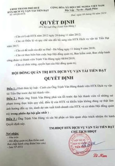 Hồi âm bài báo “cần xử lý nghiêm lái xe vi phạm”: Ông Trịnh Văn Hùng thừa nhận sai phạm - Hình 4