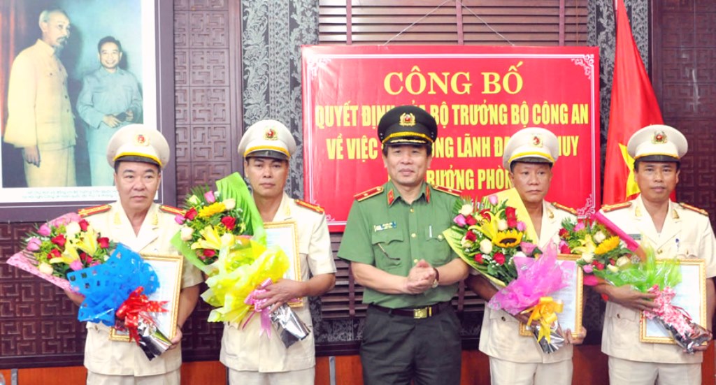 CA TP. Đà Nẵng: Công bố quyết định điều động cán bộ lãnh đạo, chỉ huy cấp trưởng phòng