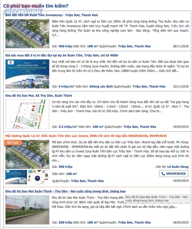 Thanh Hoá: Xuân Tiên Investcorp bán “lúa non” khi chưa xong hạ tầng? - Hình 1