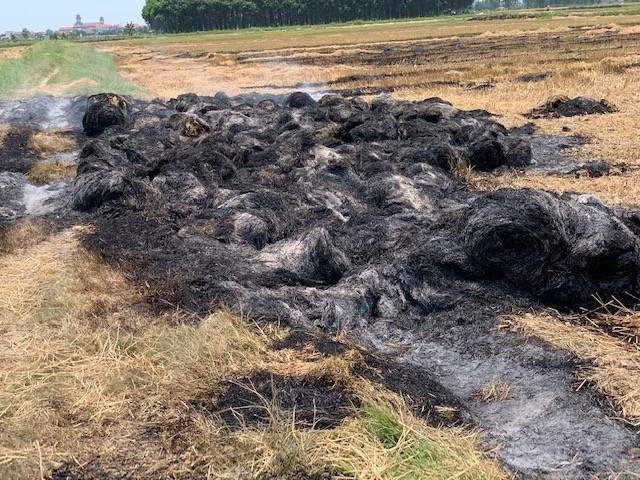 Quảng Bình: Công an vào cuộc vụ côn đồ đốt gần 1.000 cuộn rơm vì không thu được tiền “bảo kê”