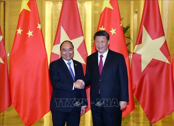 Thủ tướng Nguyễn Xuân Phúc hội kiến Tổng Bí thư, Chủ tịch Trung Quốc Tập Cận Bình - Hình 1