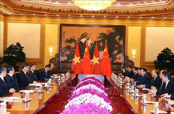 Thủ tướng Nguyễn Xuân Phúc hội kiến Tổng Bí thư, Chủ tịch Trung Quốc Tập Cận Bình - Hình 2