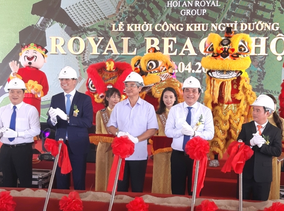 Hội An: Khởi công Khu nghỉ dưỡng Royal Beach Resort 1.900 tỷ đồng