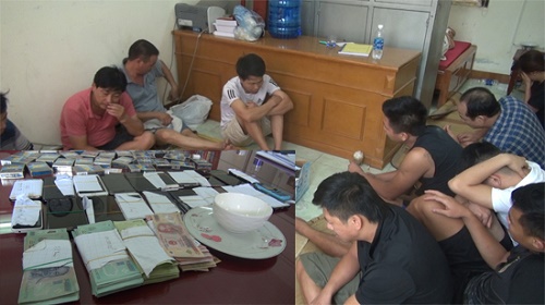 Thanh Hóa: Phá sới bạc dưới hình thức “xóc đĩa” bắt giữ 18 đối tượng liên quan