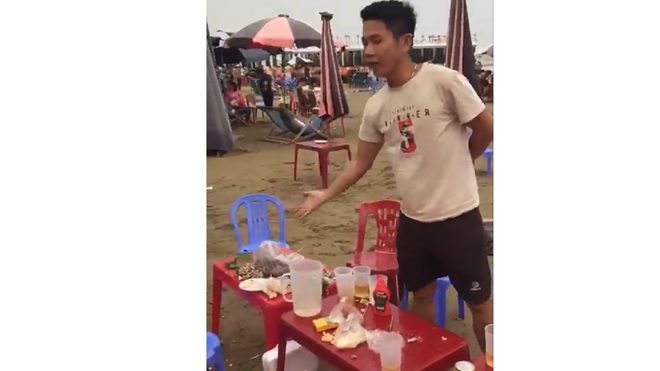 Vụ “chặt chém” giá tiền thuê bàn ghế tại biển Hải Tiến (Thanh Hóa): Du khách hay chủ quán nước sai?