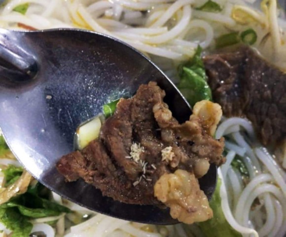 Nghệ An: Ăn trưa, công nhân tá hỏa phát hiện trong khẩu phần ăn có dòi