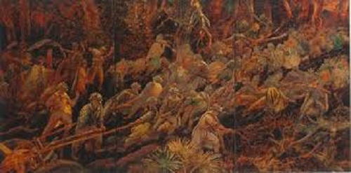 Triển lãm tranh ‘Điện Biên năm ấy’: Tái hiện ký ức hào hùng của dân tộc