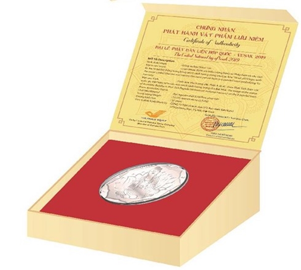 Ra mắt đồng xu bạc và mặt dây chuyền An Lạc chào mừng Đại lễ Vesak 2019 - Hình 1