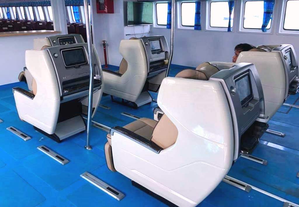 Quảng Ngãi: Tàu siêu tốc 1 triệu USD phục vụ du khách trên tuyến Sa Kỳ - Lý Sơn - Hình 3