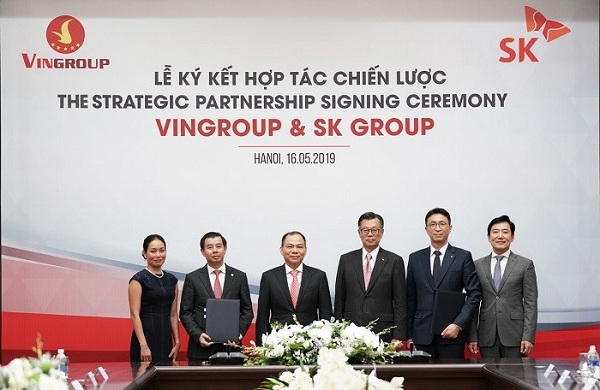 SK Group bắt tay hợp tác chiến lược với Vingroup - Hình 1
