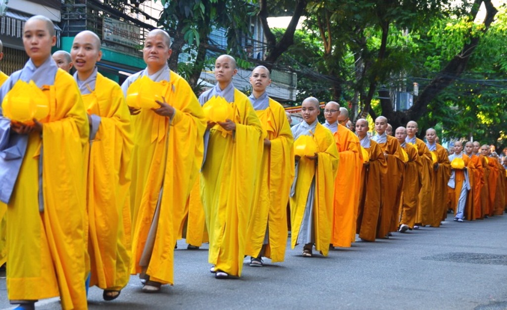 Đà Nẵng: Rực rỡ sắc màu trong lễ rước Phật đản sanh - Hình 2