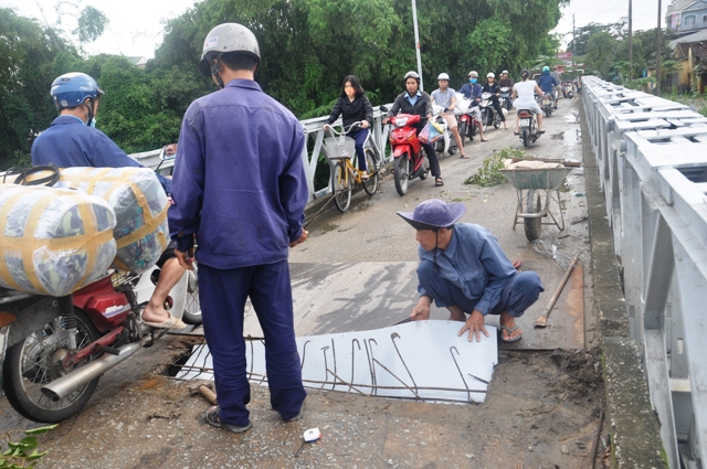 Huế: 5 tỉ đồng tu sửa cầu Phú Lưu (Phường Vỹ Dạ)