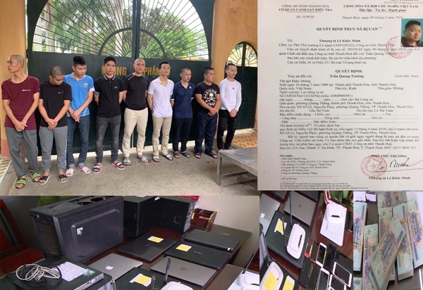 Triệt phá đường dây đánh bạc gần 4.000 tỷ đồng tại Thanh Hóa