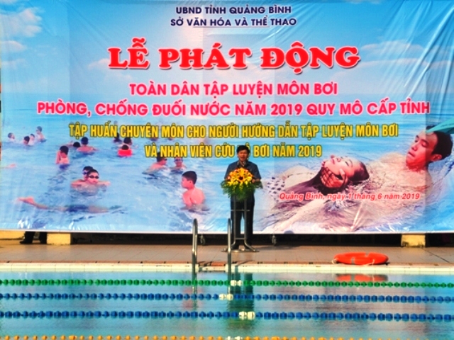 Quảng Bình: Phát động toàn dân tập luyện môn bơi - Hình 1