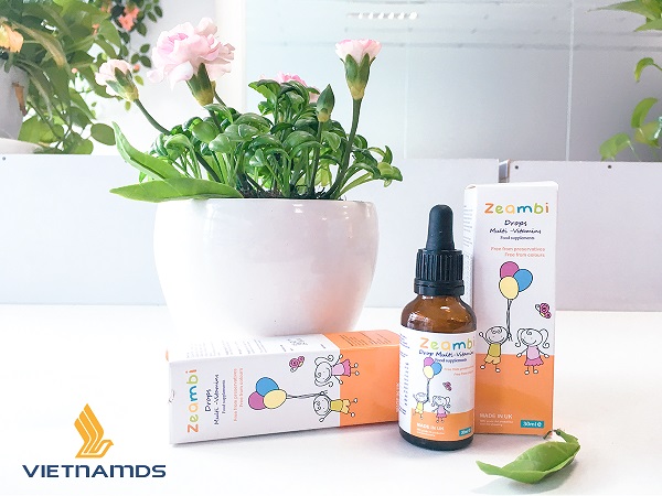 Một số website quảng cáo sản phẩm ZEAMBI Drops Multi – Vitamins sai quy định