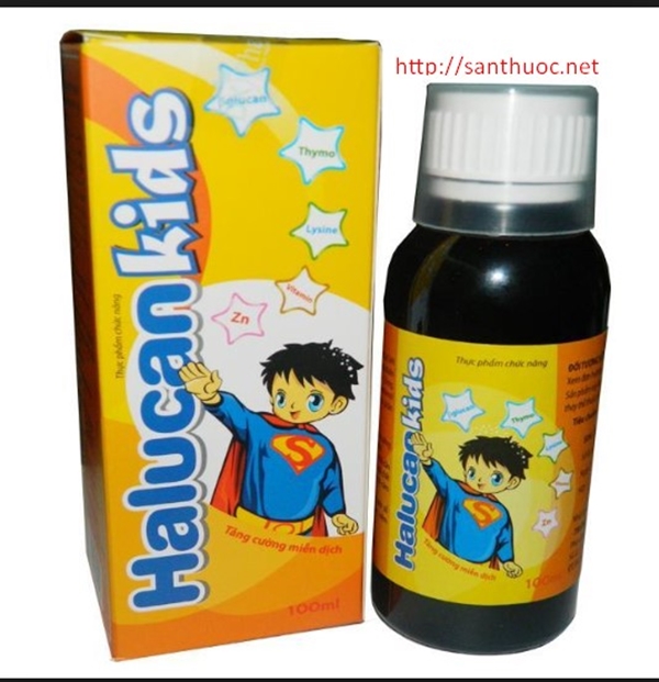 Cẩn trọng khi mua sản phẩm siro Halucan Kids trên một số website