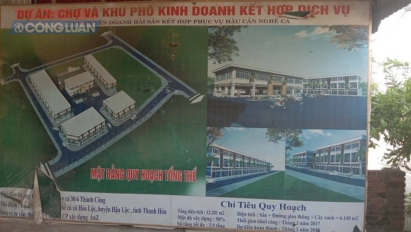 Thanh Hóa: Quy hoạch dự án Chợ chuyên doanh hải sản kết hợp dịch vụ hậu cần nghề cá bị “băm nát”?
