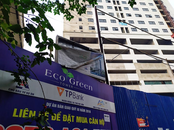 Vỡ tiến độ, khách hàng dự án Eco Green Tower đòi tiền ngân hàng bảo lãnh - Hình 2