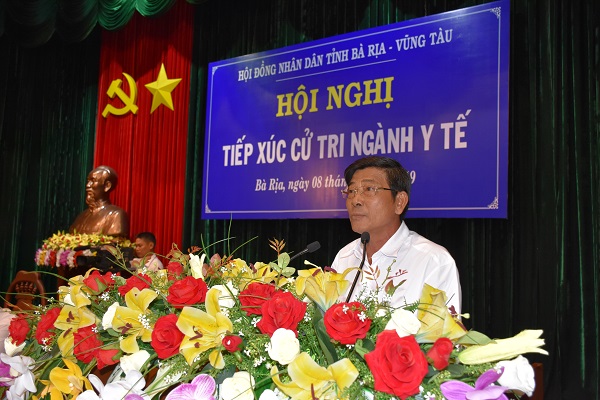 Bà Rịa - Vũng Tàu: HĐND tỉnh tiếp xúc cử tri ngành y tế - Hình 2
