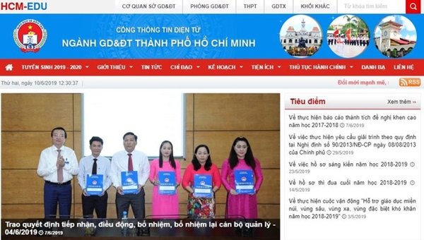 Cách tra cứu điểm thi vào lớp 10 năm 2019 tại TP.HCM - Hình 1